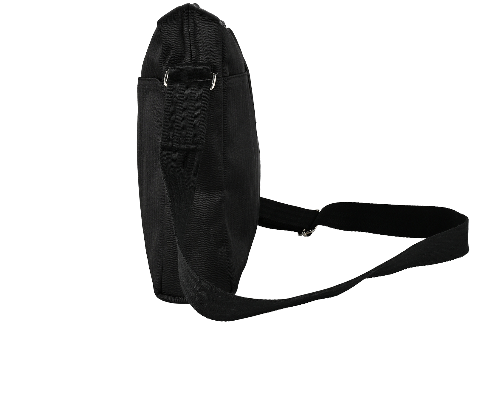 Tibet Flap Messenger MM In Clemence Black, &pound;1,050, Handbags, Black, Canvas, Bottom view